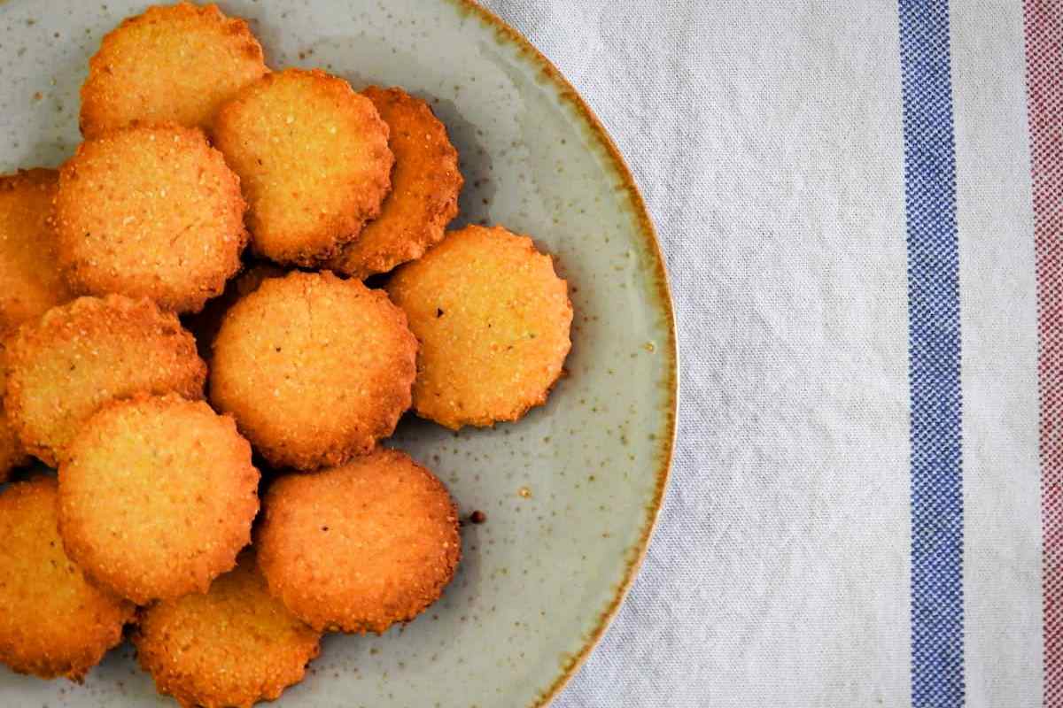 galletas de polenta sin tacc