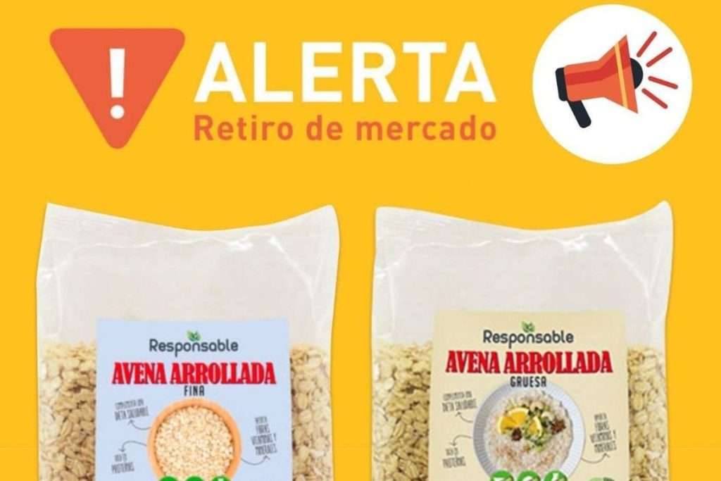 retiro de avena libre de gluten del mercado