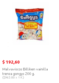 Golosinas incluidas en la canasta navideña.