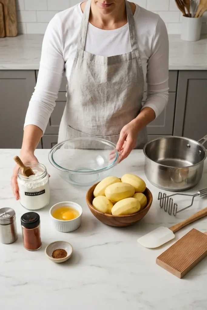 ingredientes ñoquis sin gluten
