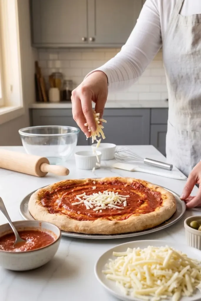 pizza sin tacc esponjosa