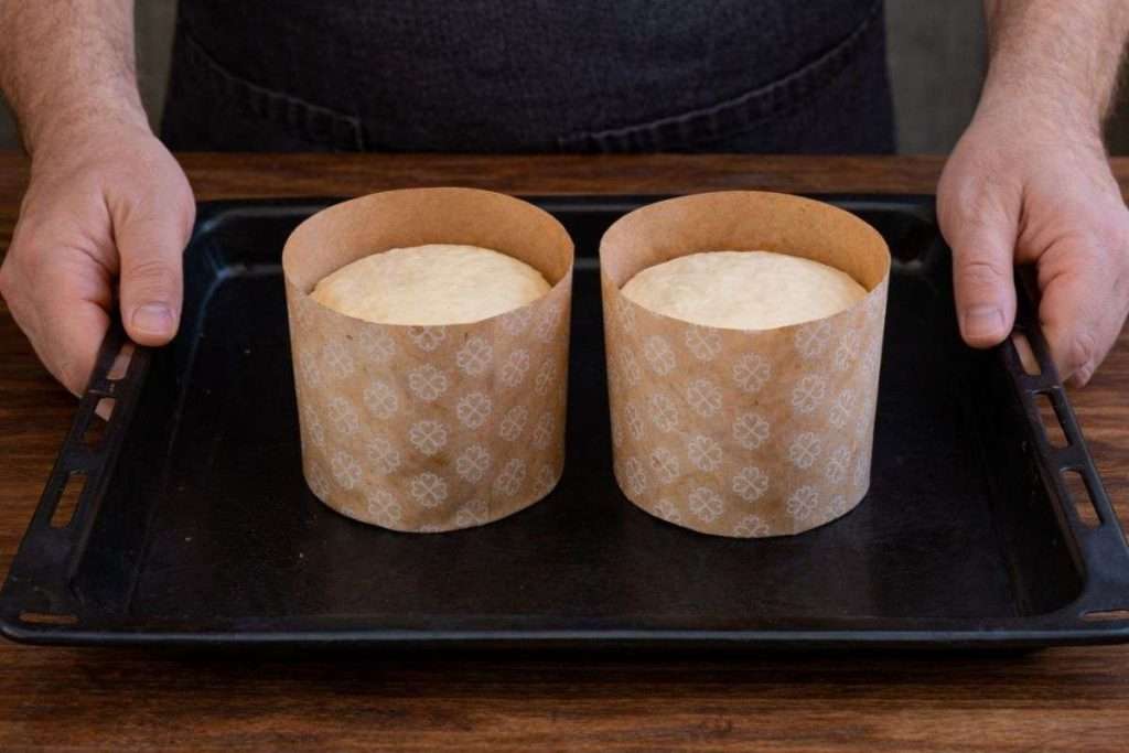 pan dulce sin TACC en moldes
