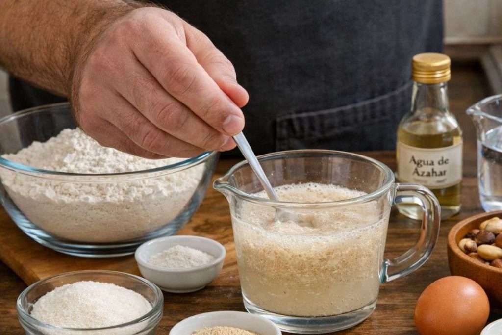 levadura espumada pan dulce para celíacos