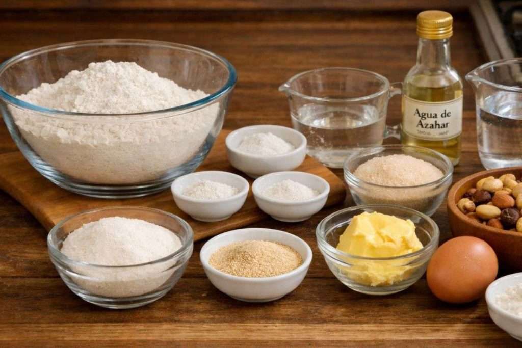 ingredientes para pan dulce sin tacc