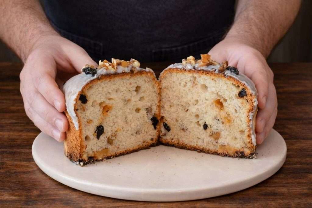 pan dulce sin gluten partido
