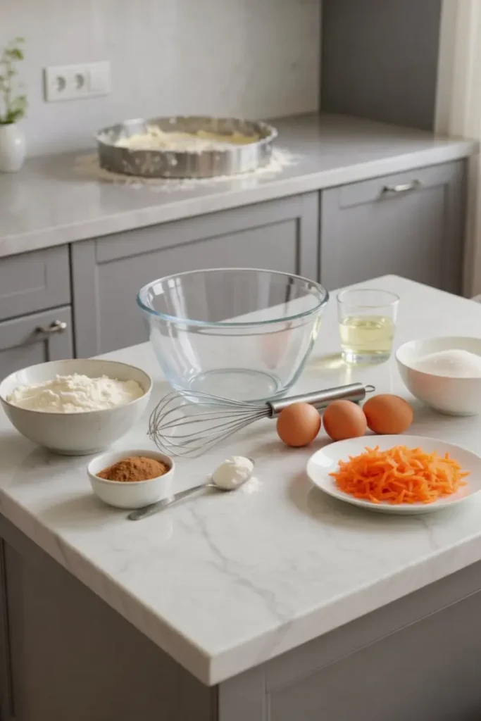 ingredientes carrot cake sin gluten