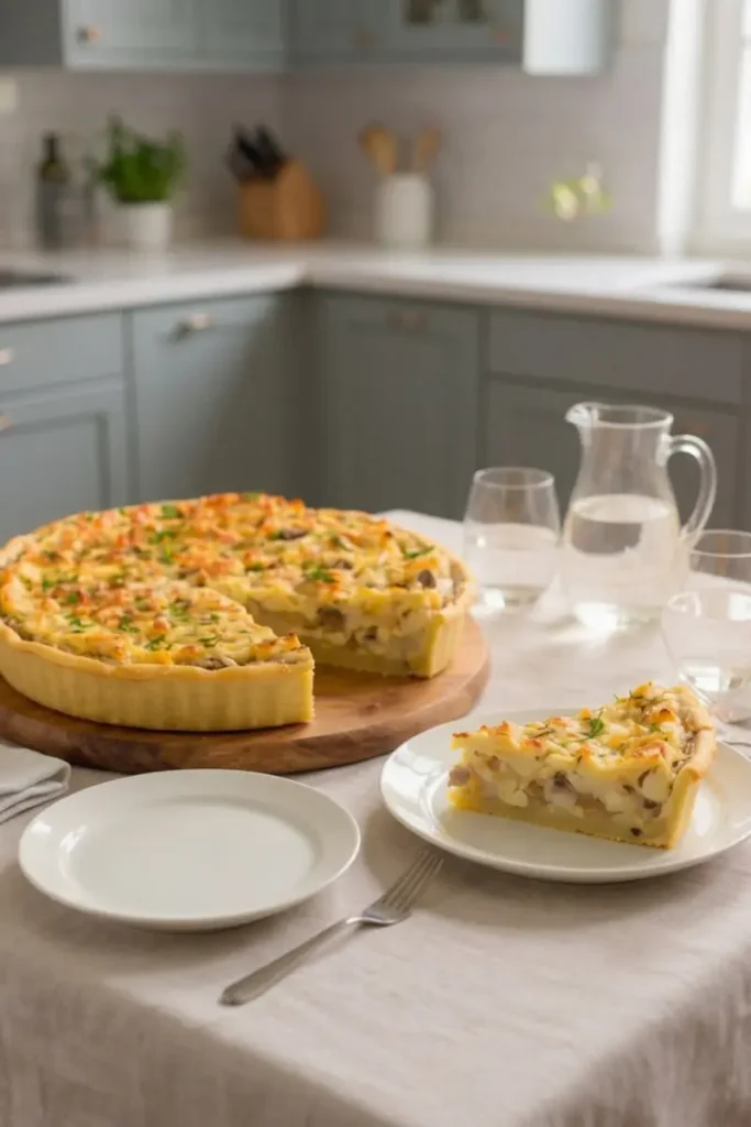 tarta salada sin gluten