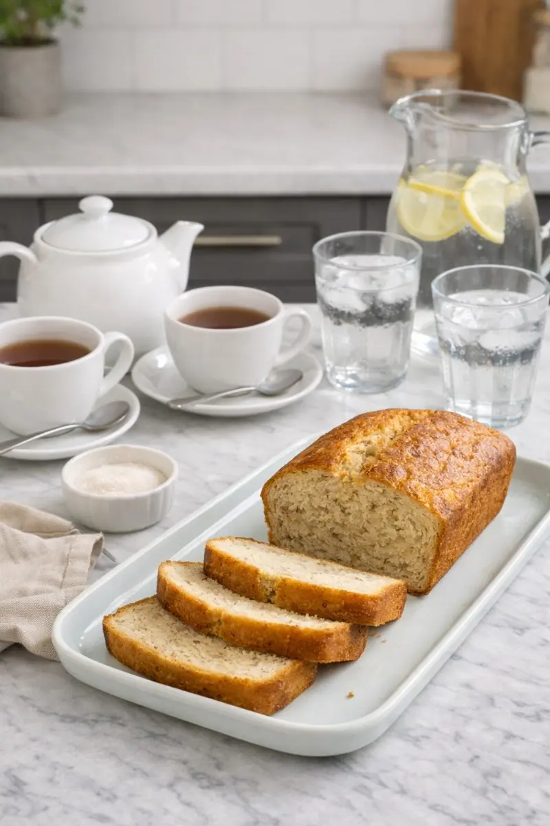 budín de banana sin gluten sin tacc